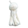 Fluffy Octopus Cat Toy, Faux Fur Octopus, Cat Wand Toy Replacement, Interactive Kitten Kicker Toy, Plush Enrichment Toy for Indoor Cats Stimulates