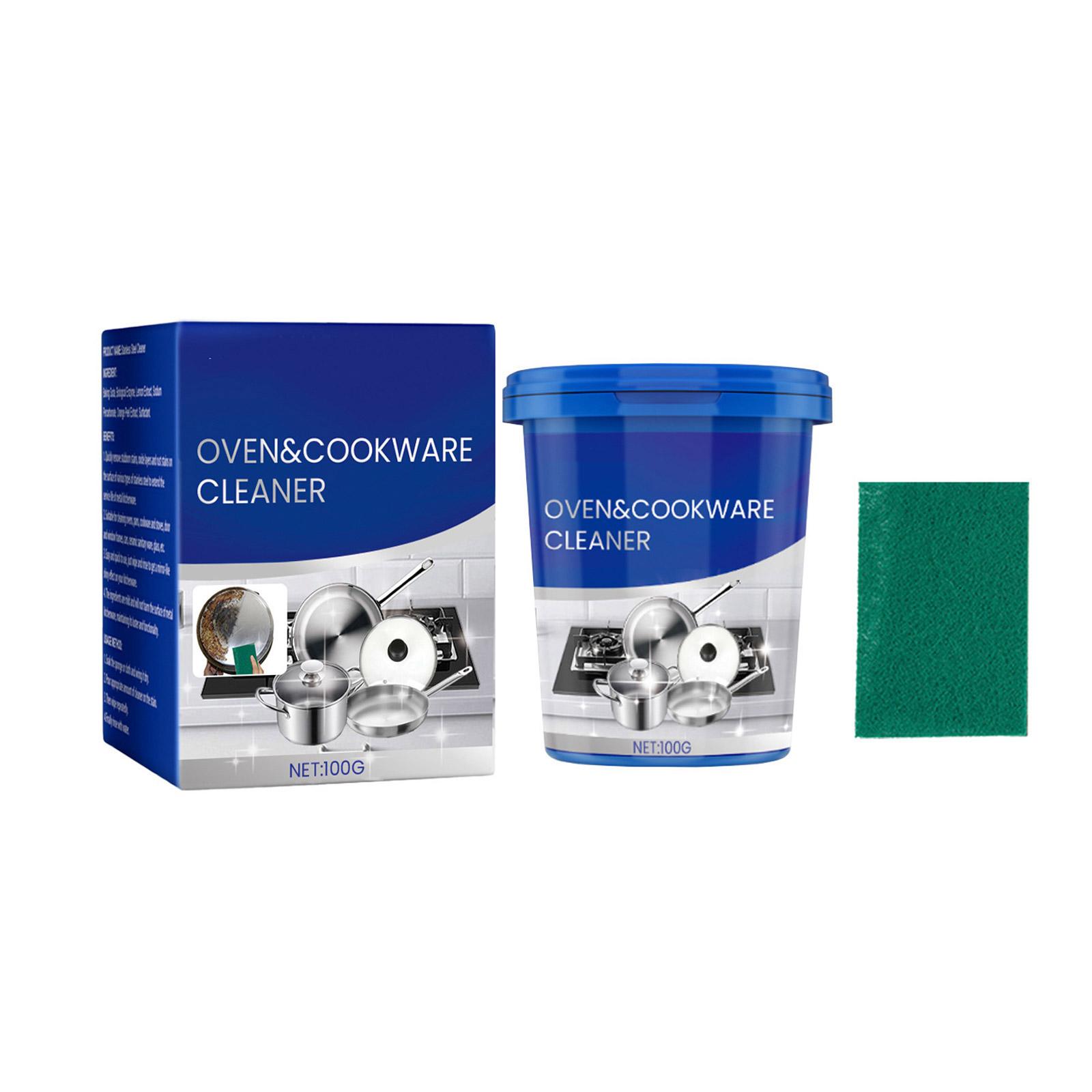 

Паста для чистки нержавеющей стали для духовки и посуды Удаляет пятна с кастрюль сковородок Многоцелевое чистящее средство для удаления ржавчины 1