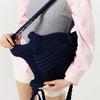 Pleatsmama Navy New Bow Backpack