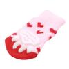 Pet Silicone Gel Print Cat Shoes Slippers Dog Socks Knitted Socks Paw Protector