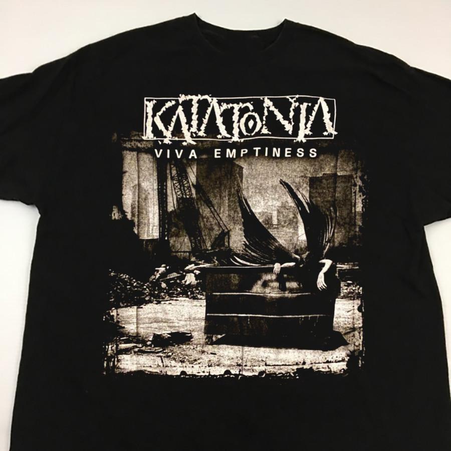 

KATATONIA Viva Emptiness Футболка 2003 футболка Чорна Унісекс C549 Унісекс Футболка XXL