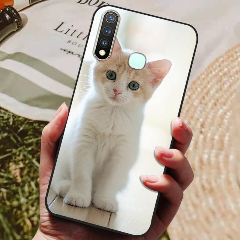 For Vivo Y19 Case Silicone Cover For Vivo 1915 Y19 Y 19 Case 6.53'' Soft TPU Silicon Phone Back Protective Bumper Shells Coque
