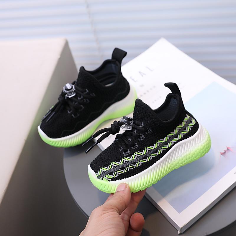 Children's Coconut Shoes Spring Edition Boys' Sports Shoes Breathable Mesh Shoes Girls' Casual Shoes Soft Sole Baby Shoes