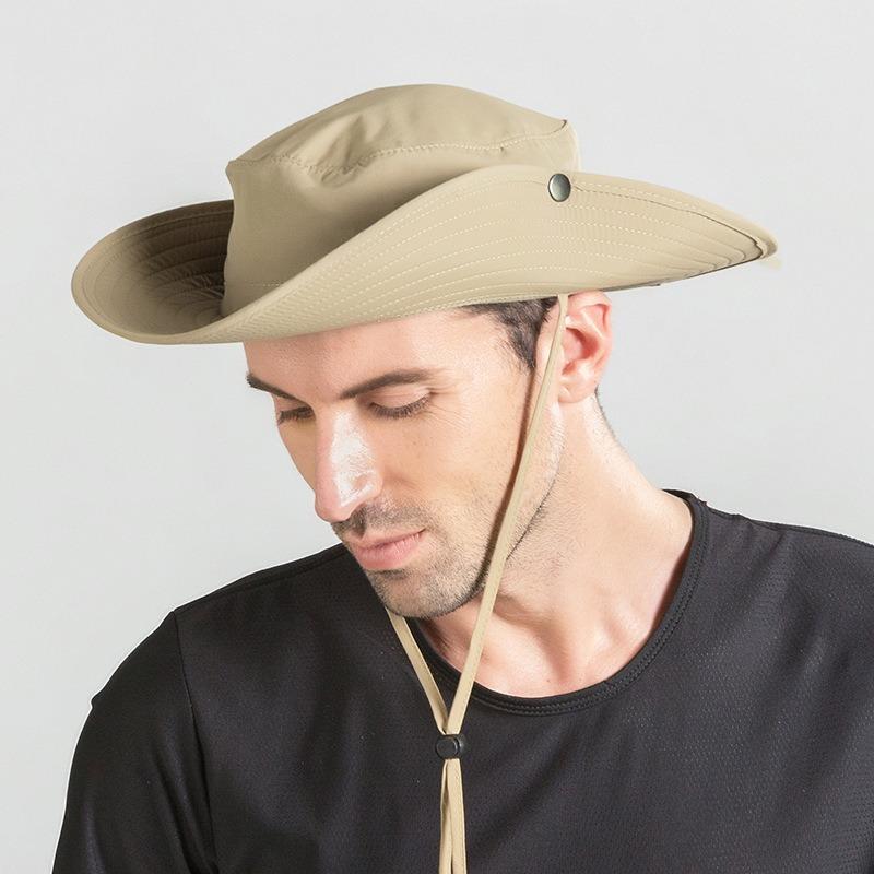Hat Summer Outdoor Sunscreen UV Protection Sun Hat Hiking Fishing Hat Bucket Hat Men