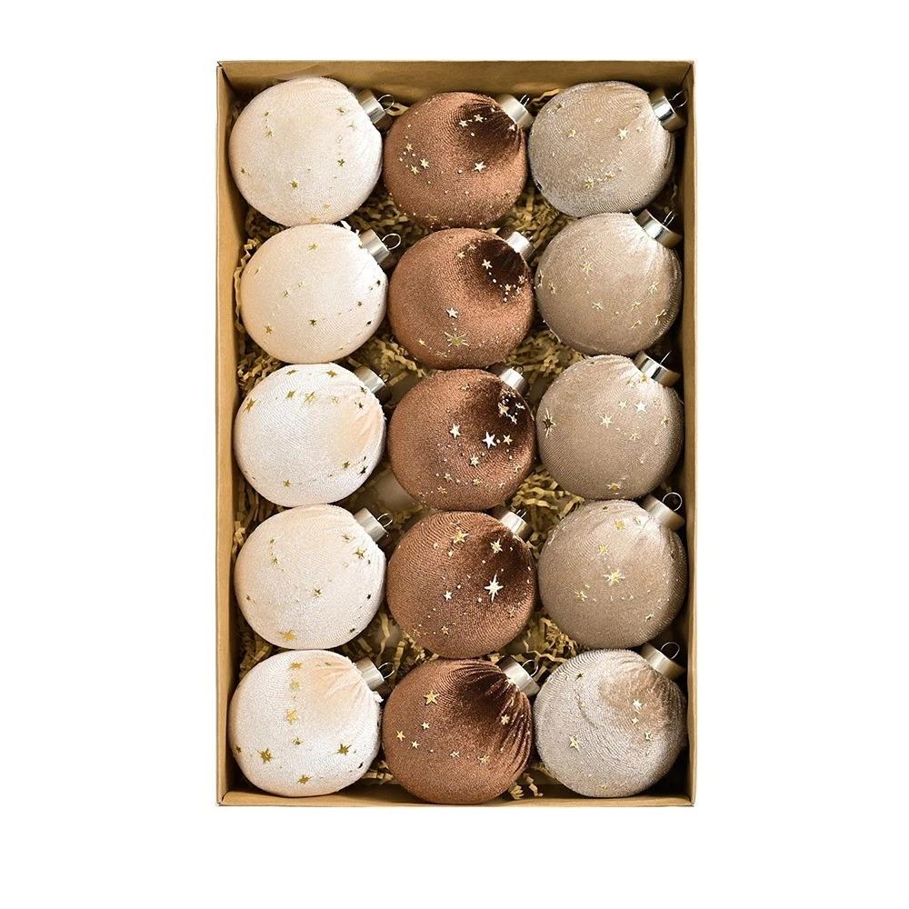 15Pcs Plastics Christmas Balls Pendant Christmas Decoration Pendants  Christmas Home Decoration