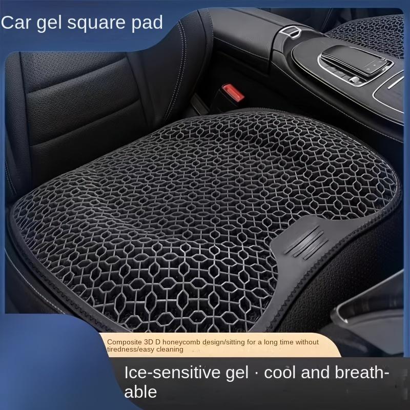 1pc Gel Seat Cushion - Honeycomb Design for Car/Office | Breathable & Machine Washable Pad, Ergonomic Support & Lightweight