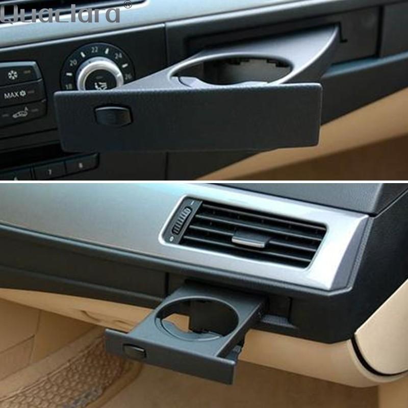 Car Cup Holder Front Insert Plastic BM W 5 Series E60 E61 M5 525i 528i 530i 535i 550i 2004-2010 Quaclara 51459125622 51459125626