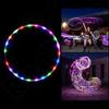 24-LED Buntes Licht 90CM Blinkender Hula Fitness Reifen Sport Abnehmen Werkzeug