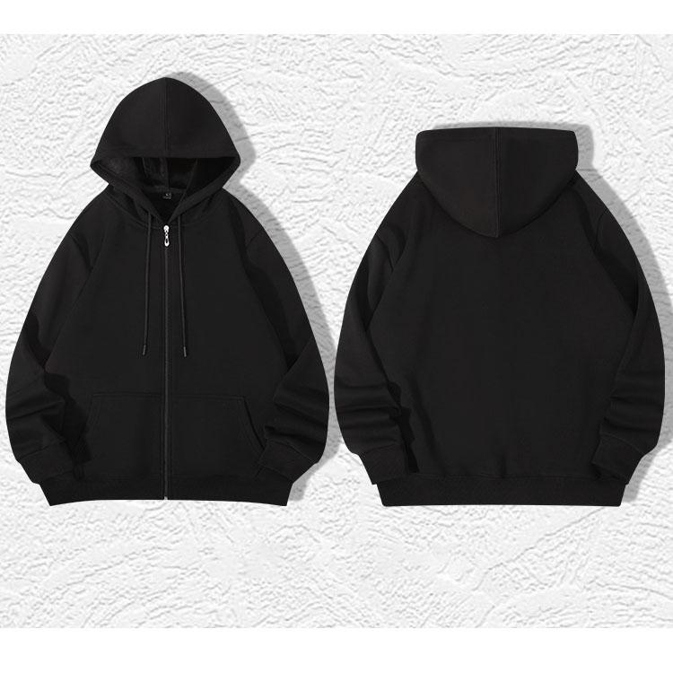 

Большой размер флисовый кардиган с капюшоном мужская осенне-зимняя модная куртка с капюшоном больших размеров XS чёрный