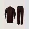 2025 Trendy Men's African Embroidered Suit & Trousers Set