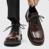 British Style Men Leather Casual Shoes Classic Male Oxford Shoes New Arrival Dress Business Shoes Thick Bottom Footwear Sneakers
