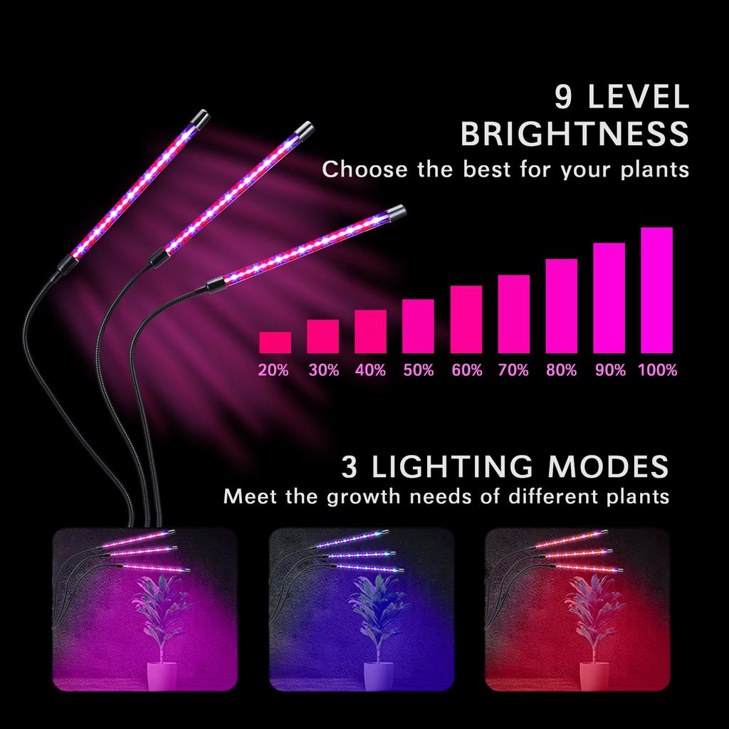 Buy LED Grow Light USB Phyto Lamp Full Spectrum Fitolampy With Control ...