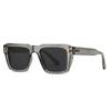 New Vintage High Quality Gradient Women Trending Black Sun Glasses Ins Popular Fashion Square Rivets Men Sunglasses UV400