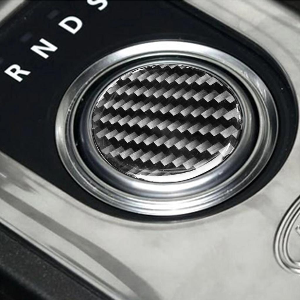 for Land Rover Discovery 4 2010-2016 Car Gear Shift Knob Stickers Carbon Fiber Decor Cover Trim Decal Car Interior Accessories