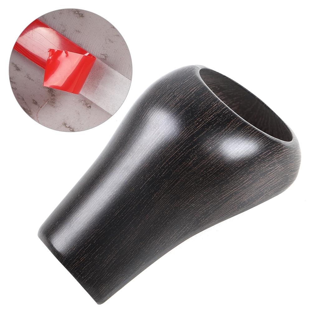 Gear Shift Knob Cover Fits for Mercedes Benz a C E G GLS Left Hand Driving(Oak Grain )