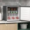 Mini Congelatore 35 L Scatola Congelatore Elettrica Autoportante 161W Mini Congelatore a Cofano 47 x 44,2 x 48,8 cm Grigio