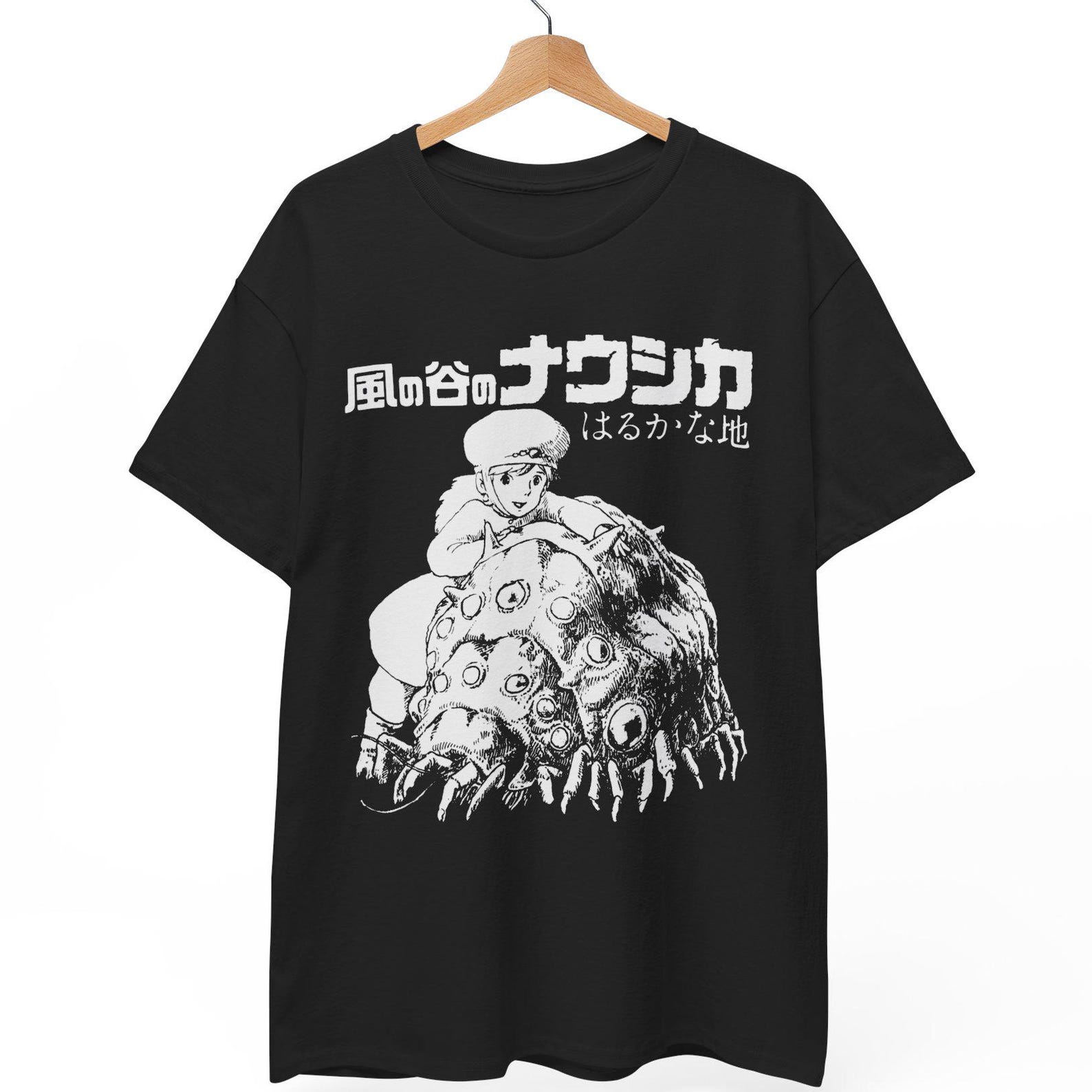 Nausicaä of the Valley of the Wind Shirt | Classic Anime Manga Tee | Studio Ghibli Inspired Graphic T-Shirt | Vintage Japanese Animation Top S