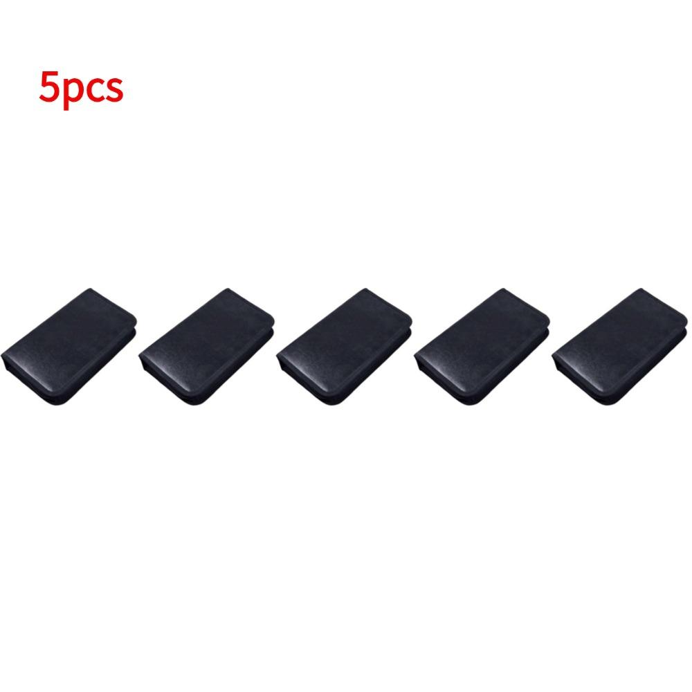 Portable Zipper DVD CD Holder 80pcs Capacity Storage Pouch Bag Double-side CD DVD Storage Sleeve Case Wallet Album Storage Case