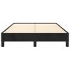 Bed Frame without Mattress Black 120 x 190 cm Velvet