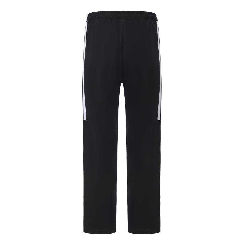 Adidas Taekwondo Series Logo Side Stripe Elastic Retro Three Stripes Straight Leg Long Pants Knitted Sports Pants Unisex Bottoms TR411TK-BW