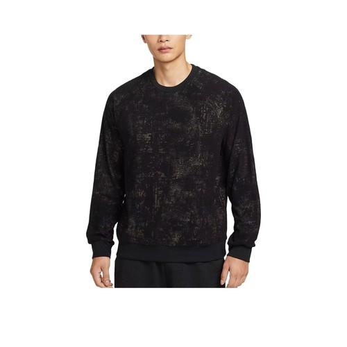 Nike Versatile Crew Neck Trendy Soft Sweatshirt for Men M чёрный