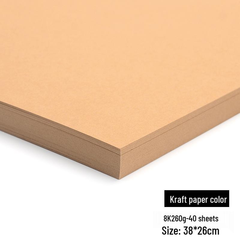 Kraft Paper DIY Origami & Art Cardstock: 4K/8K Round & Large, Thick and Durable for Wrapping and Crafting