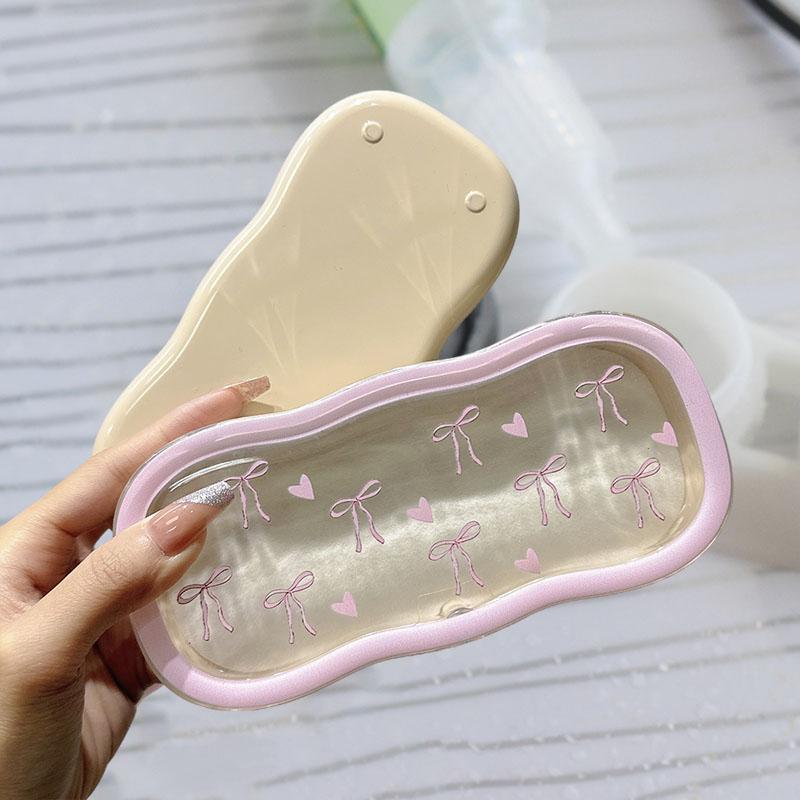 Glasses Case Hard Shell, Clear Eyeglass Case, Cute Holder for Sunglasses and Reading Glasses