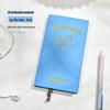Fabric-Textured A6 Patterned Planner: Compact, Thickened Pocket Diary for Office and Business.