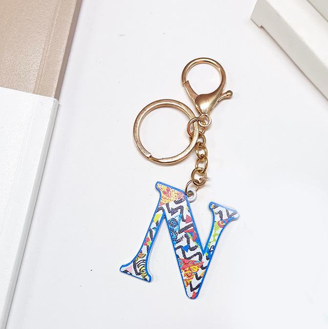 Colorful English Alphabet Keychain & Graduation Gift Accessory