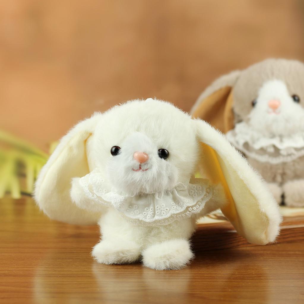 Plush Bunny Keychain With Scarf For Couples And Giftgiving