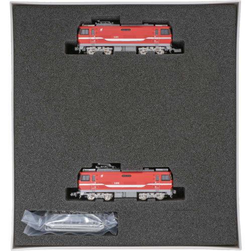 Greenmax N Gauge Meitetsu EL120 Series Electric Locomotive, 2-Car T+T Set, Unpowered, 31910, Model Train, Electric Locomotive