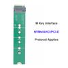 M.2 NGFF NVME AHCI Male To Female SSD Hard Disk Interface Test Protection Card B+M key Slot Extension Board