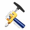 2-in-1 Glass and Ceramic Tile Cutter with Diamond Roller – Precision Opener Tool for Indoor Renovation, Polishing & Waterproofing