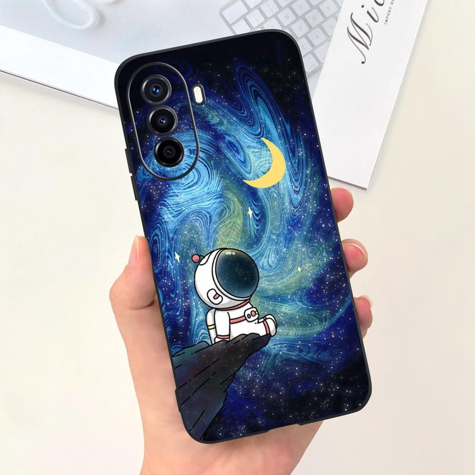 For Huawei Nova Y70 Plus Case Nova Y70 4G Phone Cover Cute Astronaut Cartoon Soft Silicone Funda For Huawei Nova Y70Plus Capinha