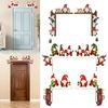 1 Pair Decorative Santa Claus Door Corner Props Unique Faceless Old Man Pendant  Table