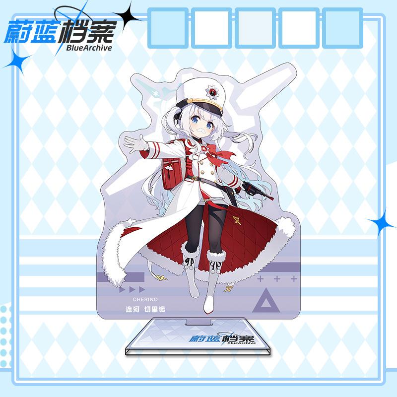 16cm Height Blue Archive Acrylic Stand Character Figurine