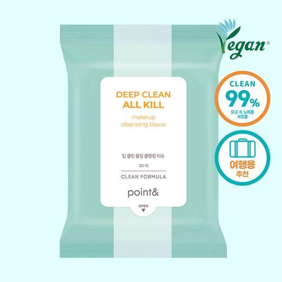 Point and Deep Clean All-Kill Cleansing Tissue 20 Sheets
