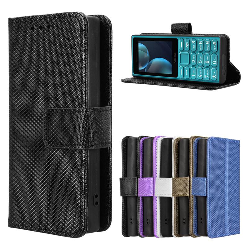 For HMD 105 4G Cover Flip Diamond Wallet Case Anti drop Stand Protection Case for Nokia 108 4G 2026 Phone Case