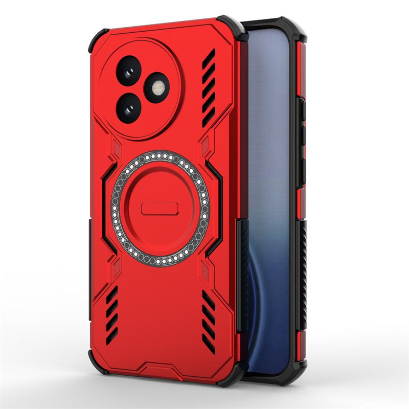 

Для чехла Xiaomi Redmi K80 Ultra Чехол Redmi K80 Ultra Противоударная Магнитная Адсорбция Беспроводная Зарядка Чехол Для Чехла Redmi K80 Ultra Redmi K80 Ultra красный