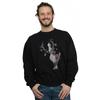 Disney Mens Frozen Sven And Olaf Christmas Ornaments Sweatshirt