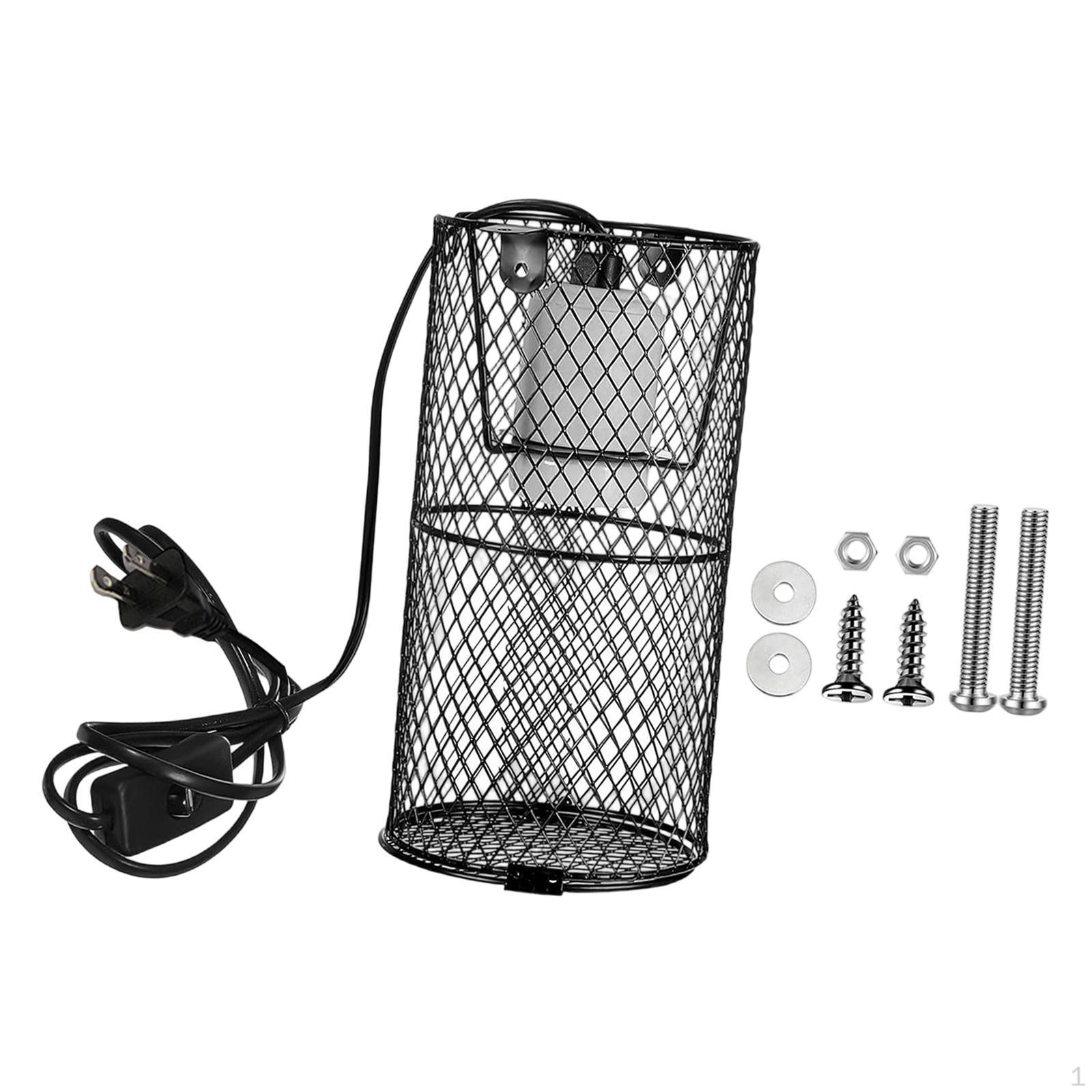 

Heater Light Cover Heating Lamp Holder Lampshade Bulb Not Included Anti Scald Mesh
