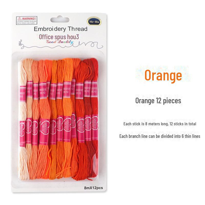 

Нить для вышивки градиентом ручной работы, нет. 25 Шелк и хлопок для вышивки крестом и стельки