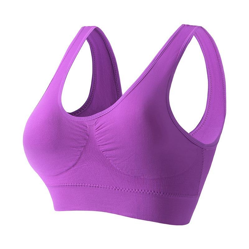 Seamless Wireless Sports Bra – Comfort Supportive Yoga Bra for Women