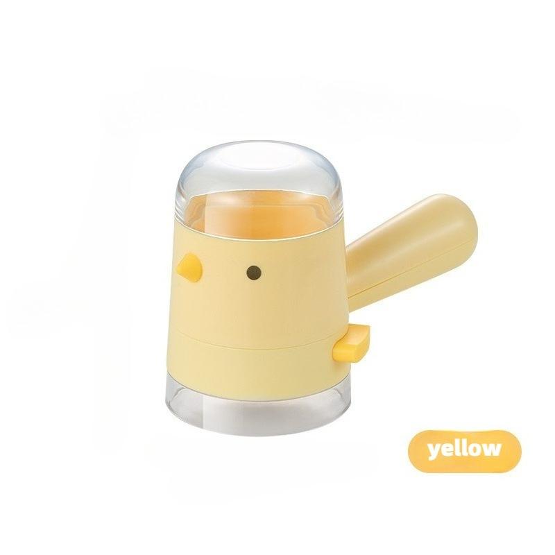 Bird-shaped Salt Bottle Cartoon Press-Type Salt Dispenser Quantitative Seasoning Bottle Dustproof Control Quantity Spice Jar