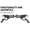Quick Installation Pistol Grips Combo VR Experience Gun Stock For Oculus Quest 2 Shooting Game Controller Gun Holder