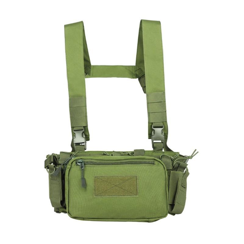Multifunctional Chest Vest Lightweight Military Fan Equipment Field CS Training Bellyband Waist Pocket