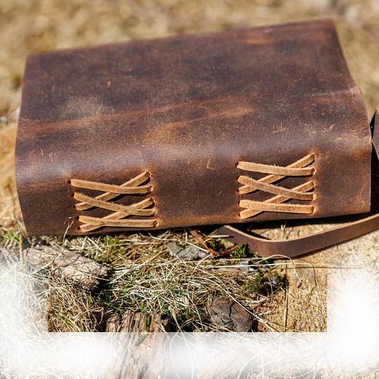 Leather Diary Writing Notebook Unique Handmade Embossed Travel Diary Deckle Edge Paper Diary