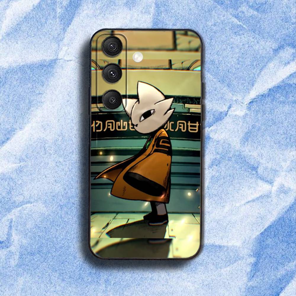 N-NineS- Sols Game Phone Case For Samsung S 25,24,23,22,30,21,10,9,Ultra,Plus,Lite,FE,4,5G Black Soft Case samsungS25PLUS
