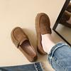 Women's Slip-On Shallow Mouth Single Shoes 2025 Autumn New Fairy Style Evening Niche Design Flat Loafers