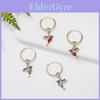 Bird Earrings Alloy Water Drilling Retro Hummingbird Hoop For Gift Shops